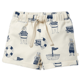 Wilson & Frenchy 0-3 Months to 18-24 Months 0-3M Shorts - Nautical Bear