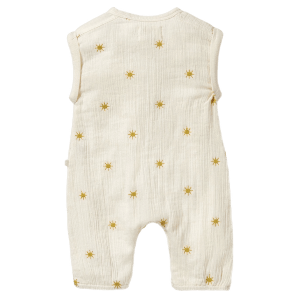 Wilson & Frenchy 0-3 Months to 18-24 Months Crinkle Growsuit - Sunshine