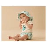 Wilson & Frenchy 0-3 Months to 18-24 Months Embroidered Tee - Apple Papple