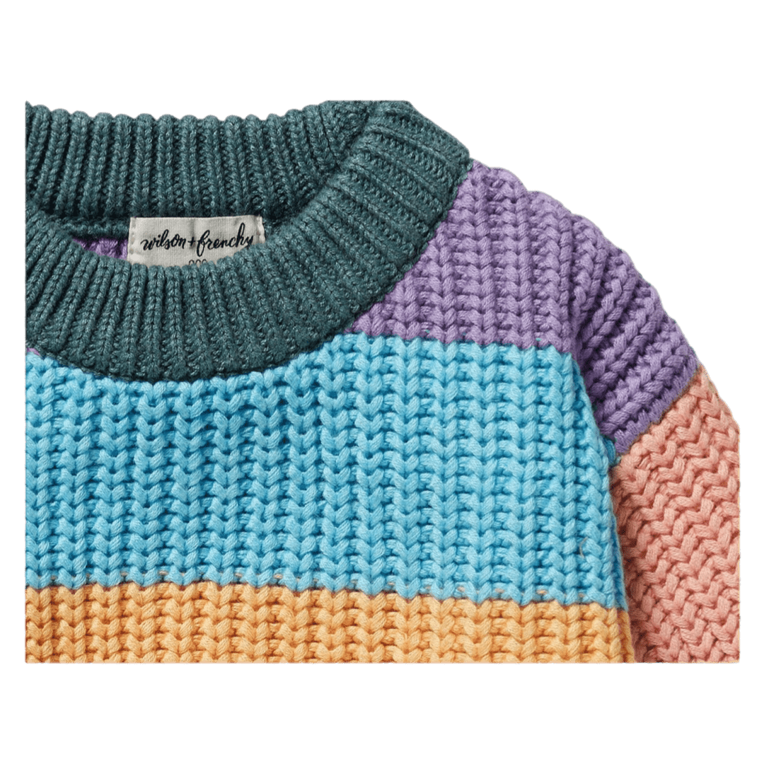 Wilson & Frenchy 0-3 Months to 18-24 Months Knitted Jumper - Rainbow