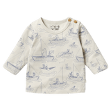 Wilson & Frenchy 0-3 Months to 18-24 Months Long Sleeve Top - Sail Away