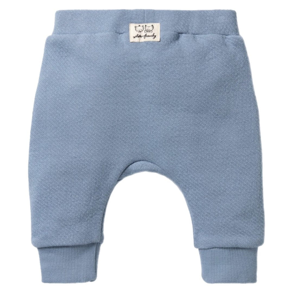 Wilson & Frenchy 0-3 Months to 18-24 Months Quilted Pant - Storm Blue