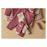 Wilson & Frenchy 0-3 Months to 18-24 Months Rib Legging - Plum