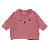 Wilson & Frenchy 0-3 Months to 18-24 Months Rib Long Sleeve Top - Plum