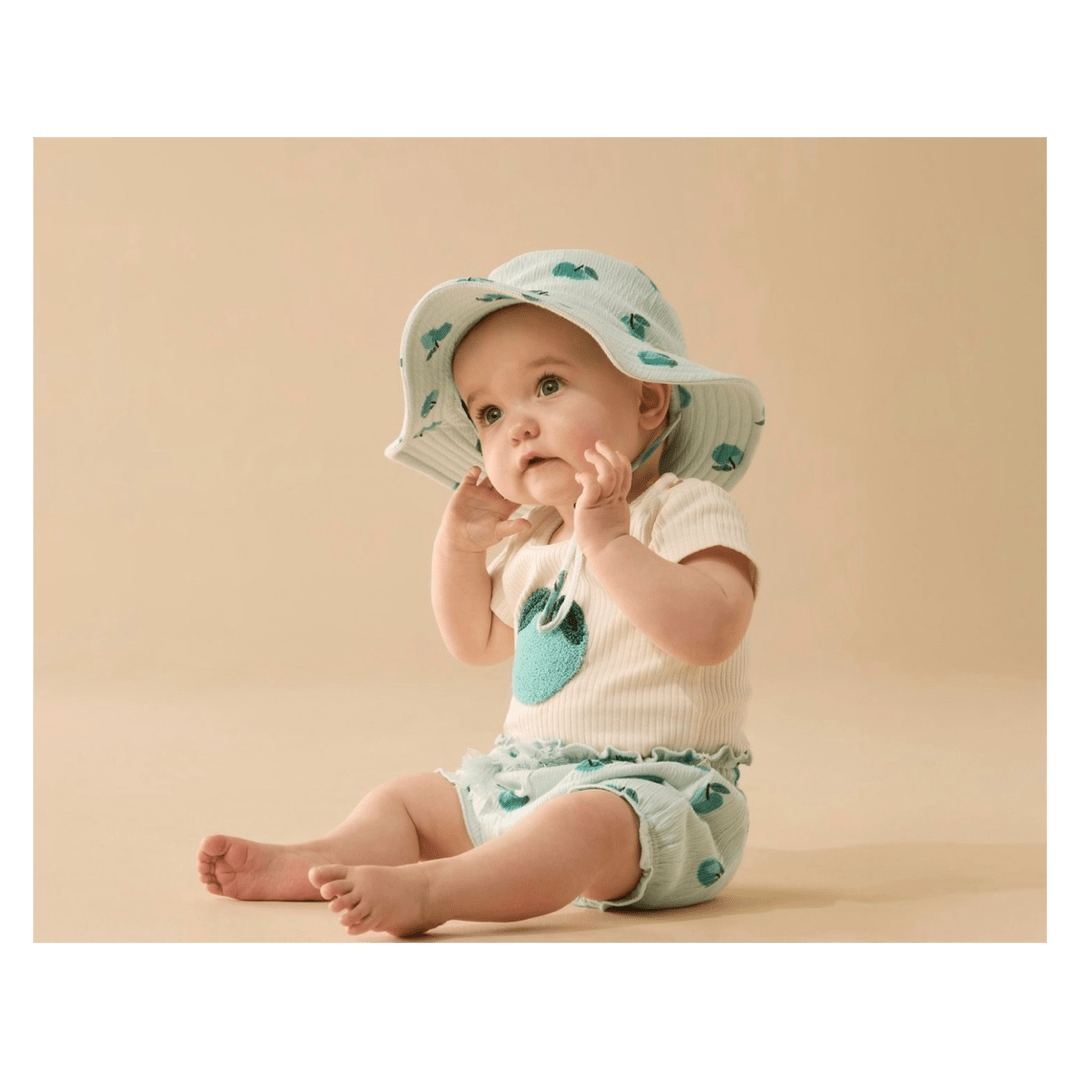 Wilson & Frenchy 0-3 Months to 18-24 Months Short - Apple Papple