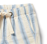 Wilson & Frenchy 0-3 Months to 18-24 Months Short - Deep Blue Stripe
