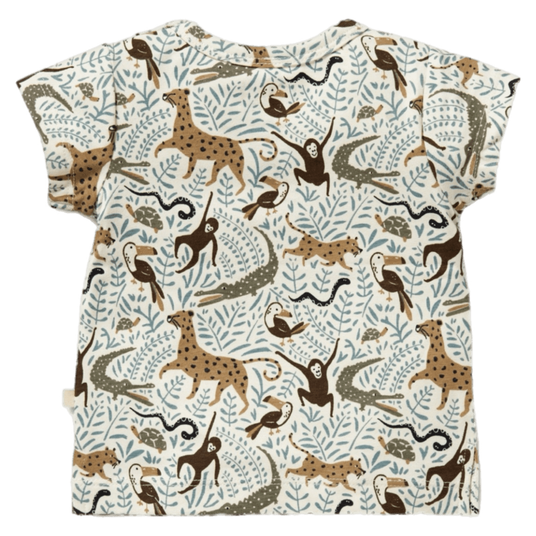 Wilson & Frenchy 0-3 Months to 18-24 Months Short Sleeve Tee - Mini Jungle