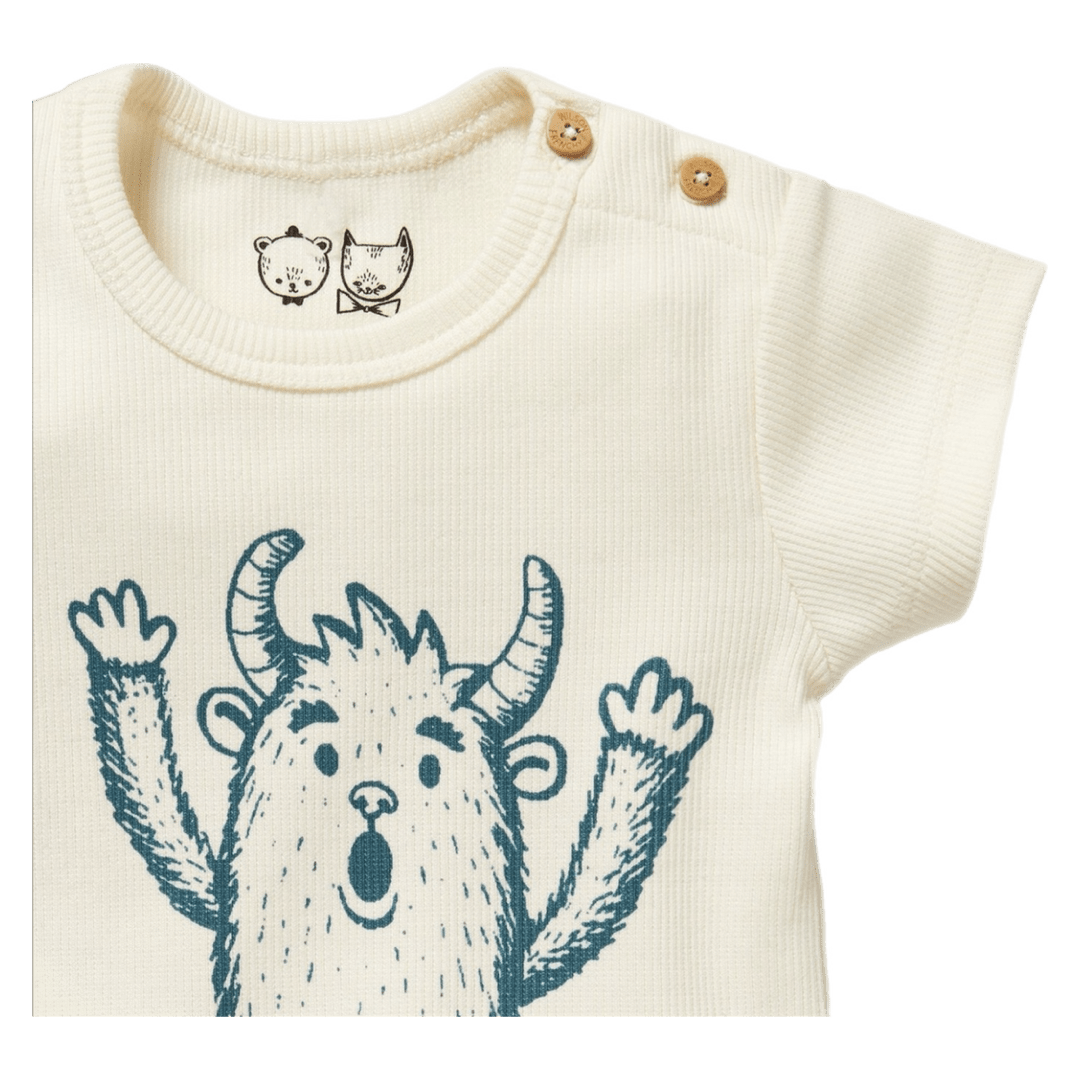 Wilson & Frenchy 0-3 Months to 18-24 Months Short Sleeve Tee - Yeti