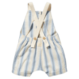 Wilson & Frenchy 0-3 Months to 18-24 Months Stripe Short Overall - Deep Blue