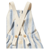Wilson & Frenchy 0-3 Months to 18-24 Months Stripe Short Overall - Deep Blue