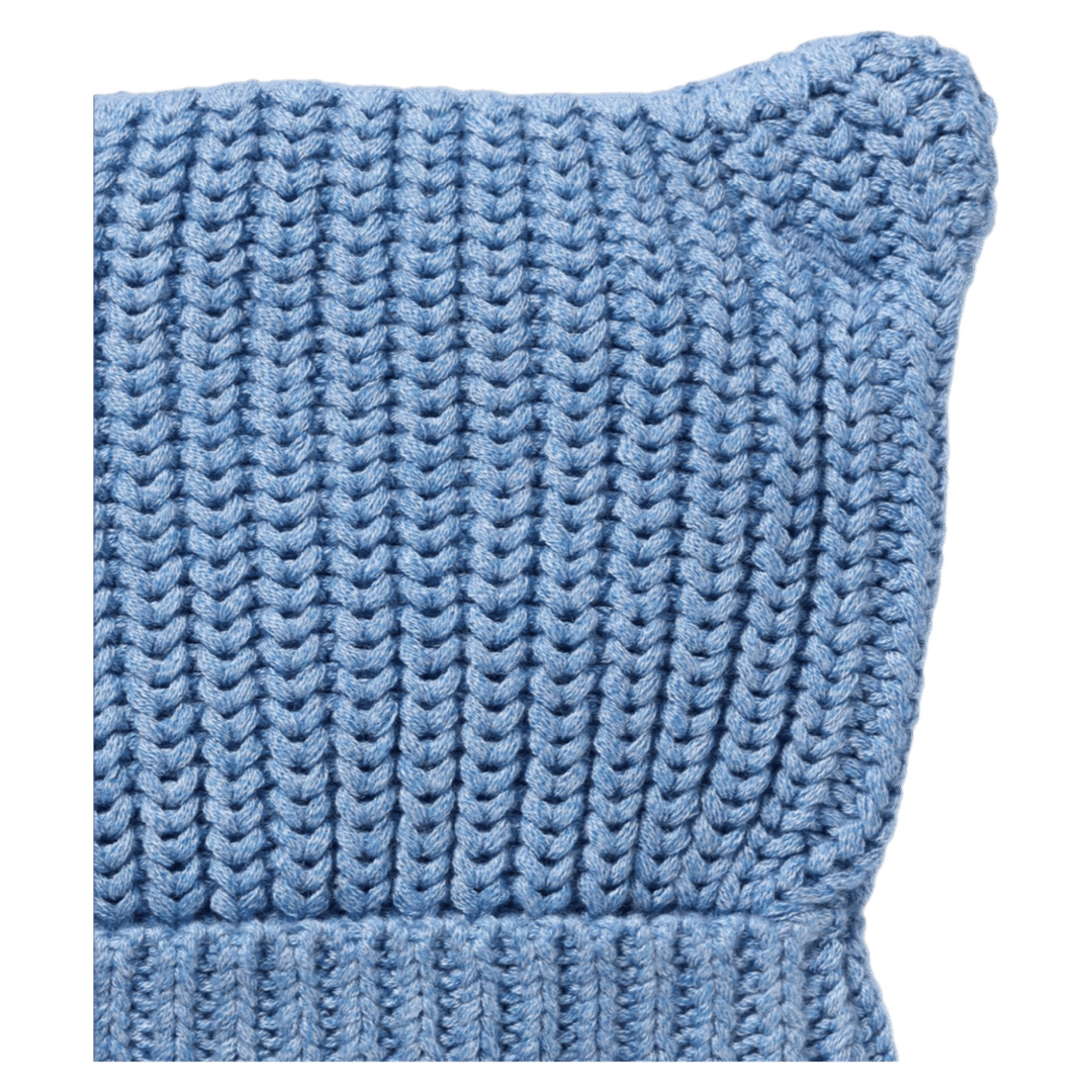 Wilson & Frenchy 0-3 Months to 3-5 Years Knitted Bear Hat - Frosted Blue