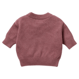 Wilson & Frenchy 0-3 Months to 5 Years Knitted Bauble Jumper - Rhubarb