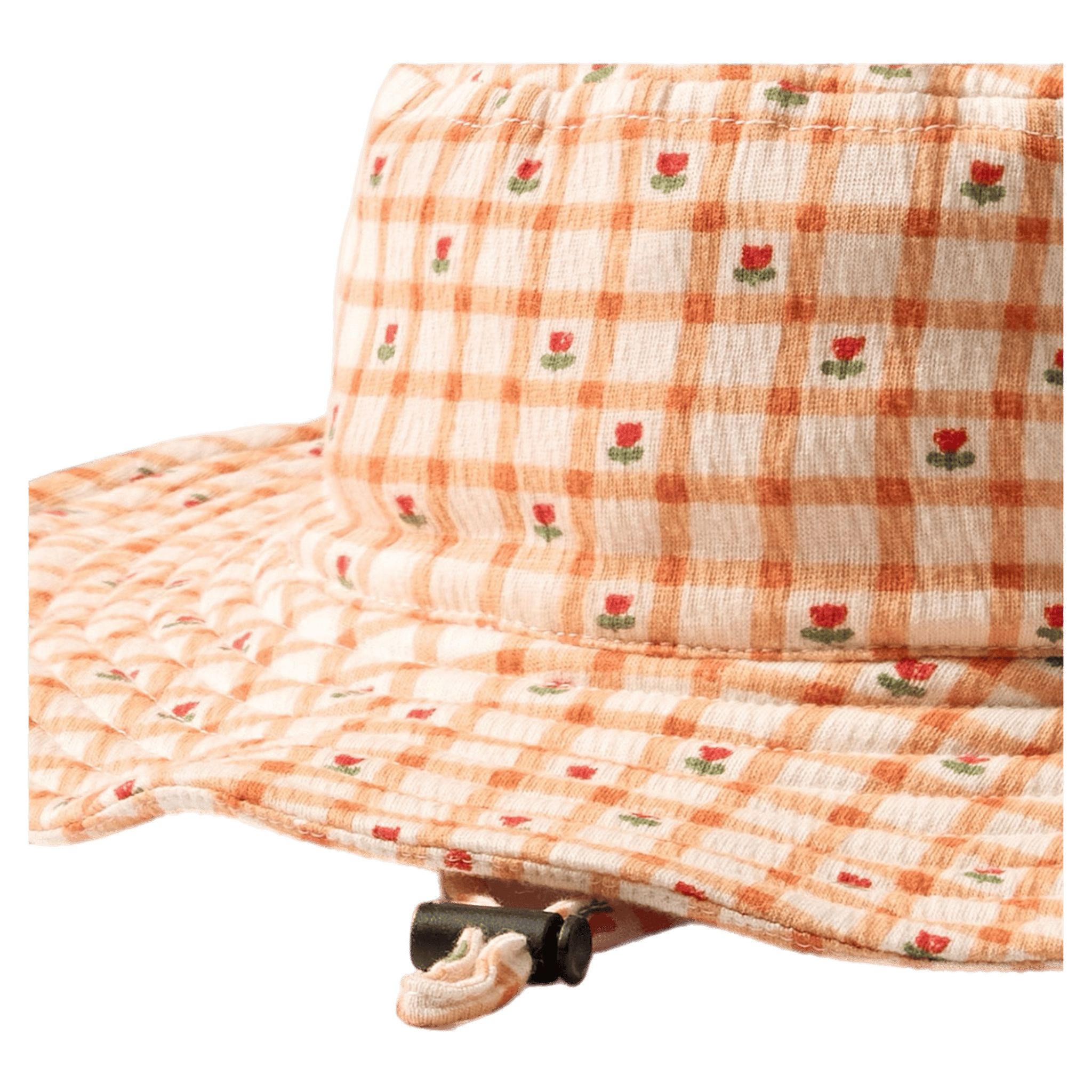 Wilson & Frenchy 0-6 Months to 3-5 Years Crinkle Sun Hat - Checkerberry