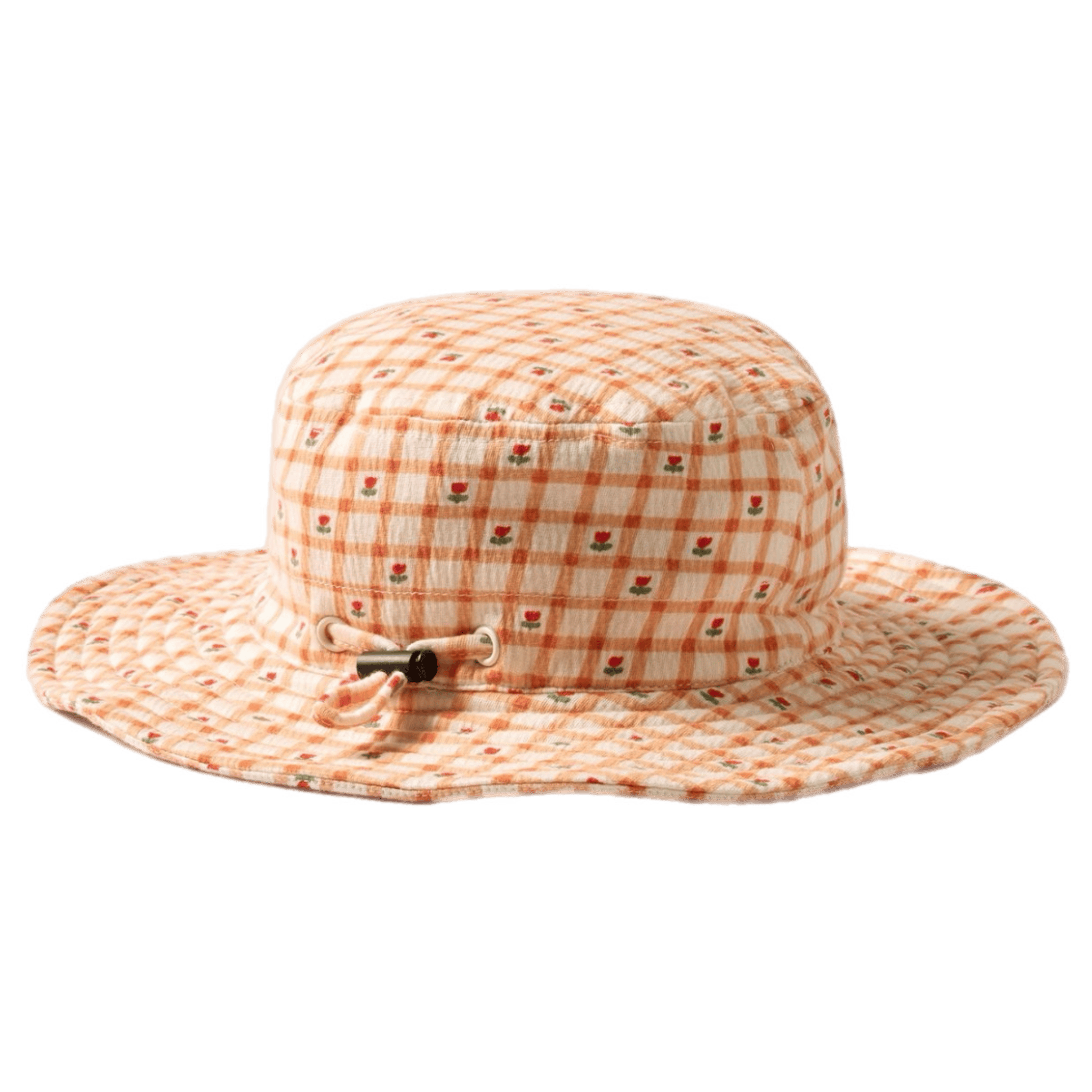 Wilson & Frenchy 0-6 Months to 3-5 Years Crinkle Sun Hat - Checkerberry
