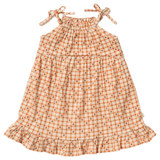 Wilson & Frenchy 1 Year to 5 Years 1Y Crinkle Ruffle Dress - Checkerberry