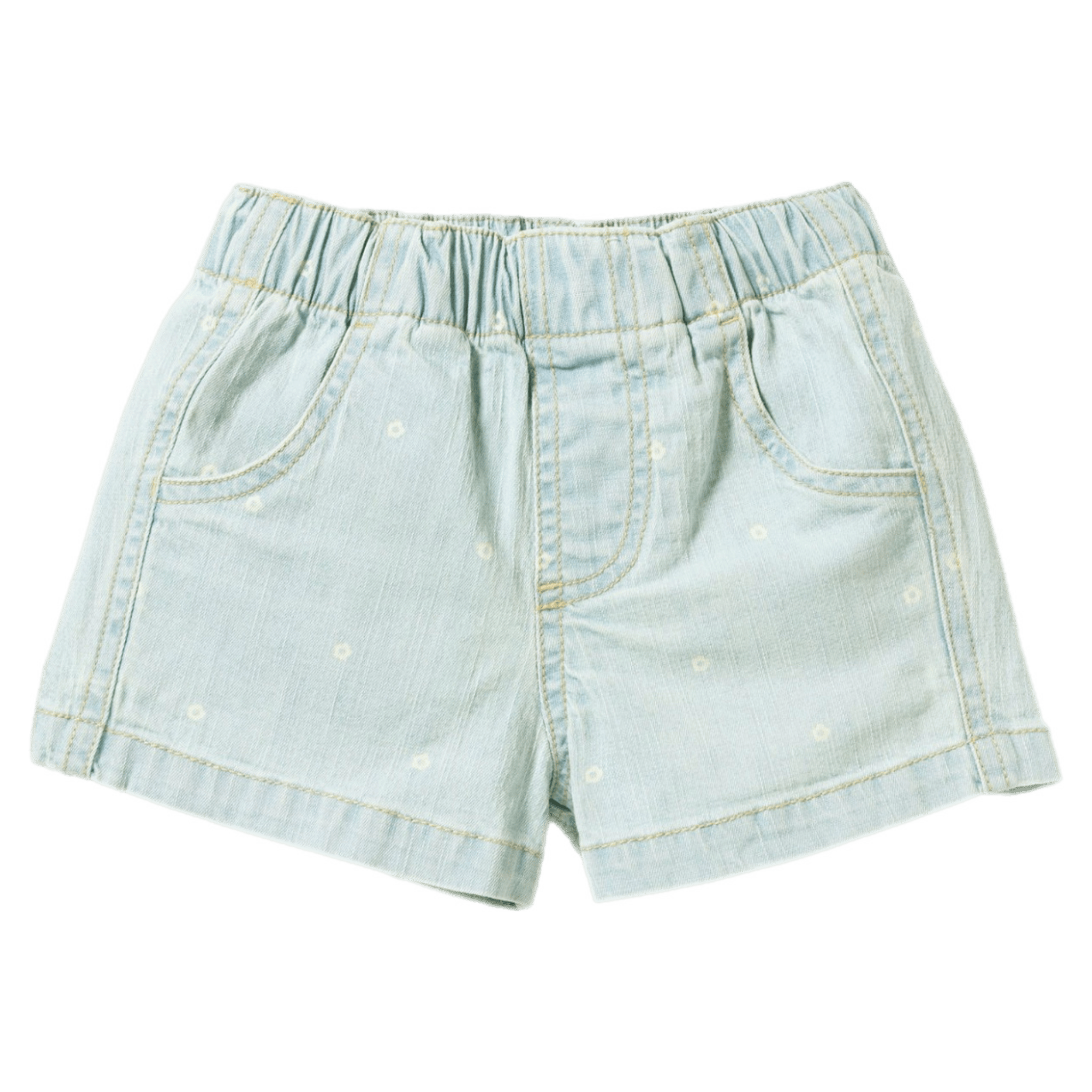 Wilson & Frenchy 1 Year to 5 Years 1Y Denim Short - Ditsy Daisy