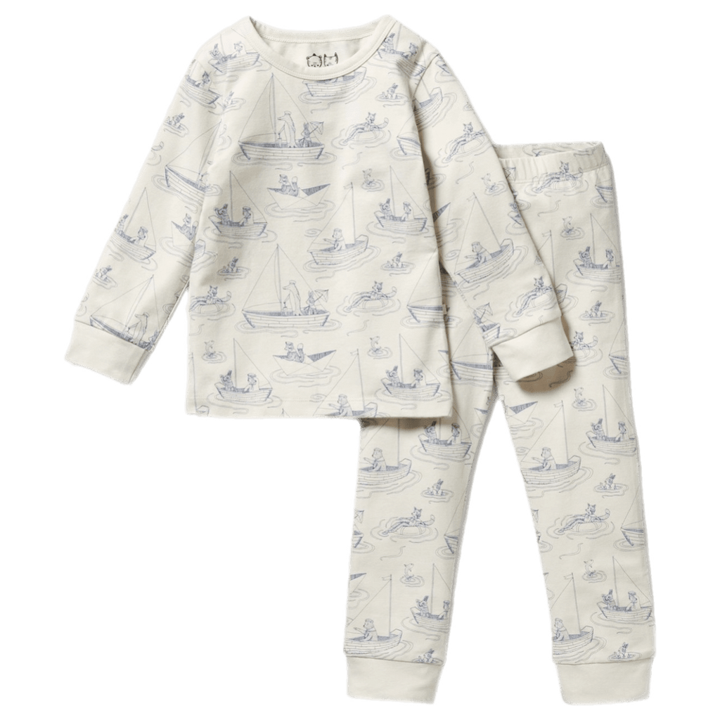 Wilson & Frenchy 1 Year to 5 Years 1Y Long Sleeve Pyjamas - Sail Away