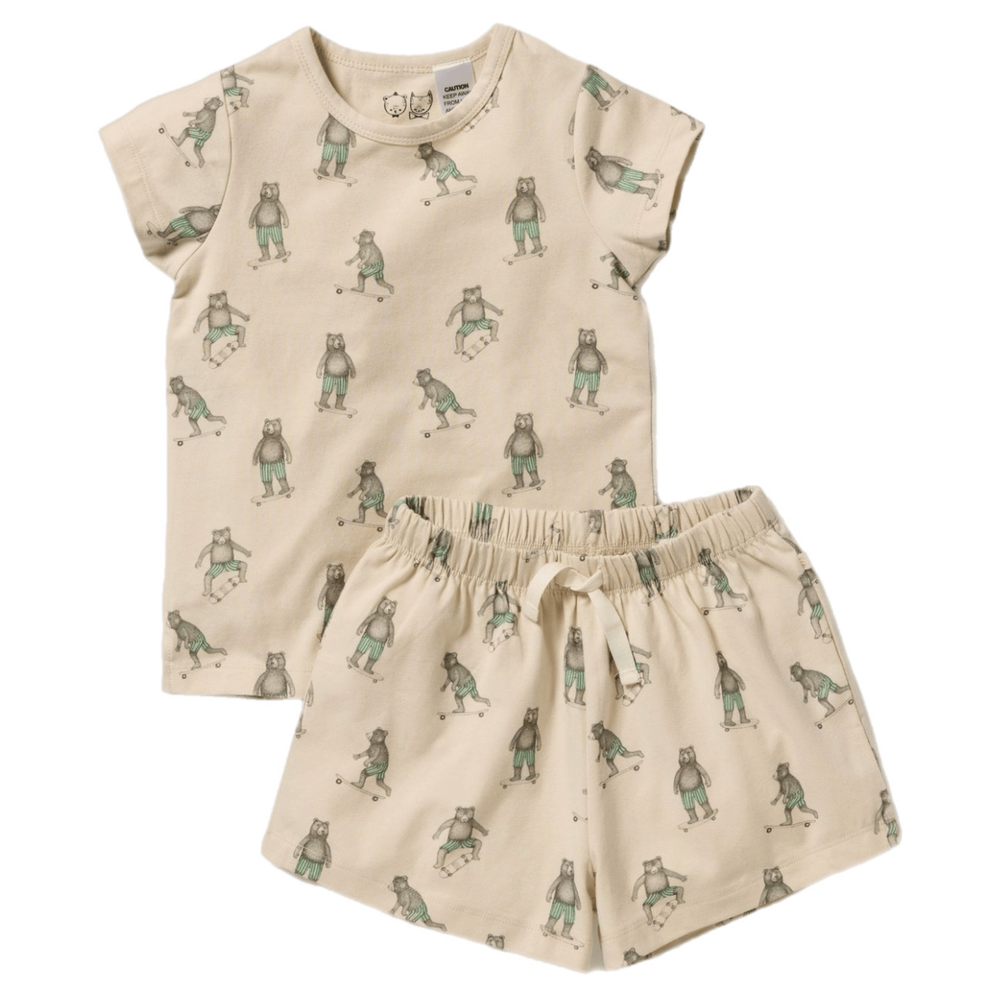 Wilson & Frenchy 1 Year to 5 Years 1Y Short Sleeve Pyjamas - Skater Club