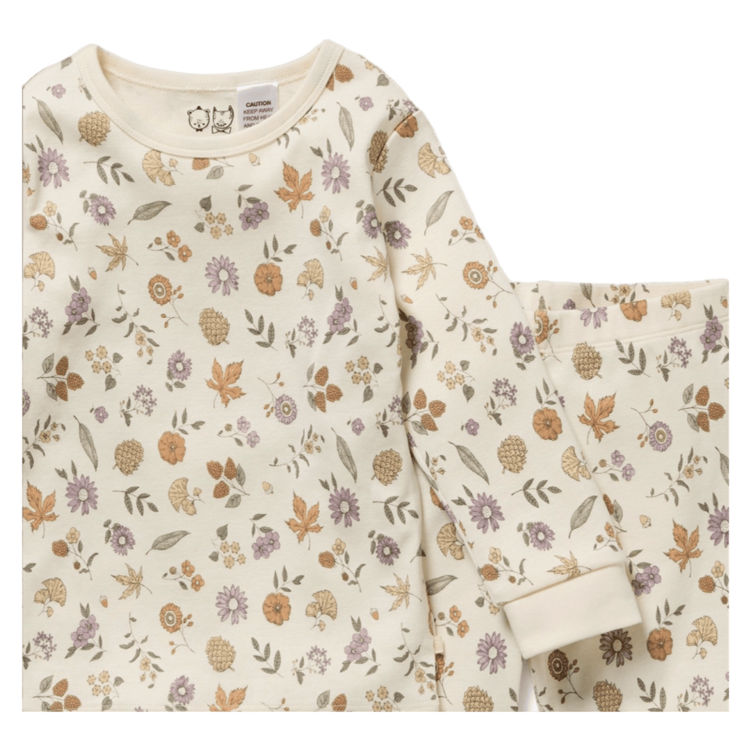 Wilson & Frenchy 1 Year to 5 Years Long Sleeve Pyjamas - Maple Glow