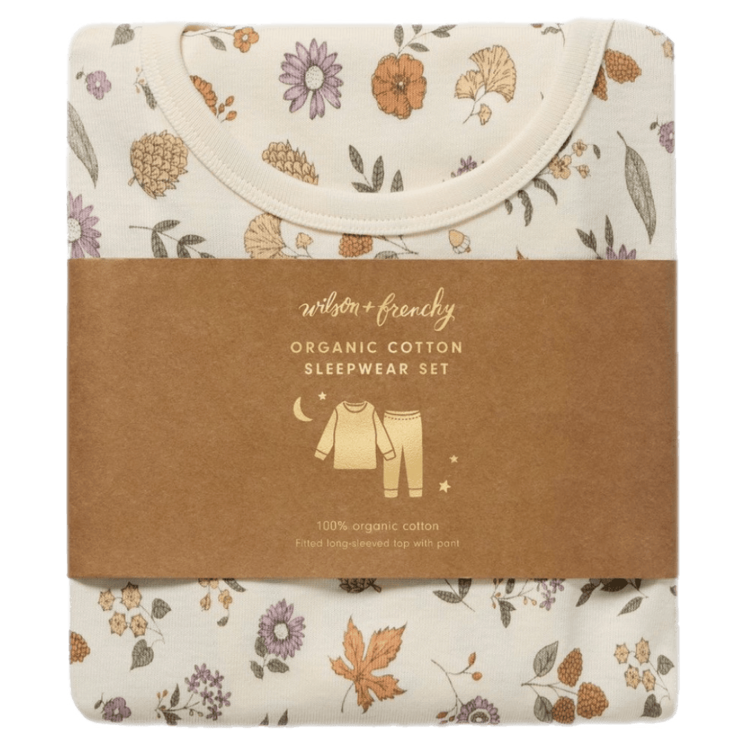 Wilson & Frenchy 1 Year to 5 Years Long Sleeve Pyjamas - Maple Glow