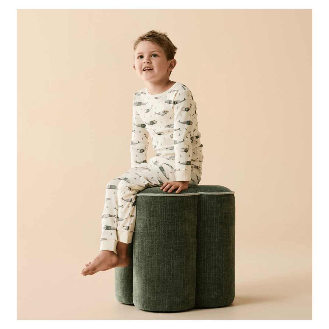Wilson & Frenchy 1 Year to 5 Years Long Sleeve Pyjamas - Woolly Whales