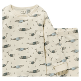 Wilson & Frenchy 1 Year to 5 Years Long Sleeve Pyjamas - Woolly Whales