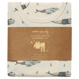 Wilson & Frenchy 1 Year to 5 Years Long Sleeve Pyjamas - Woolly Whales