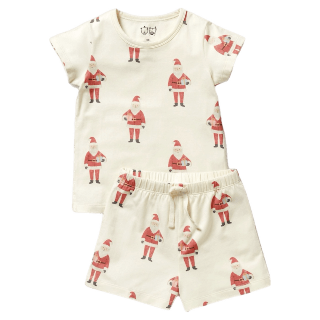 Wilson & Frenchy 1 Year to 5 Years Short Sleeve Pyjamas - Ho Ho Ho
