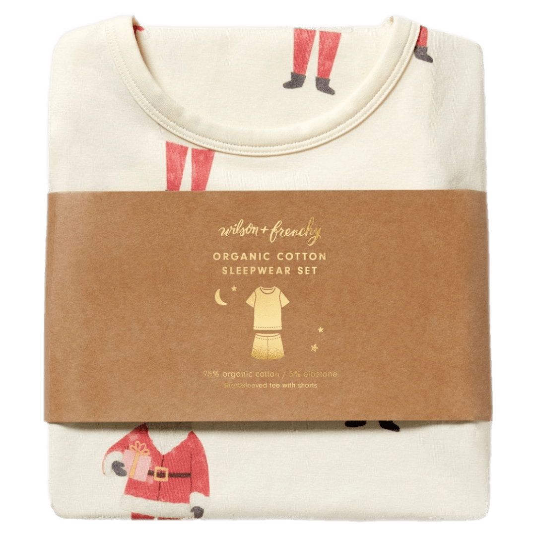 Wilson & Frenchy 1 Year to 5 Years Short Sleeve Pyjamas - Ho Ho Ho