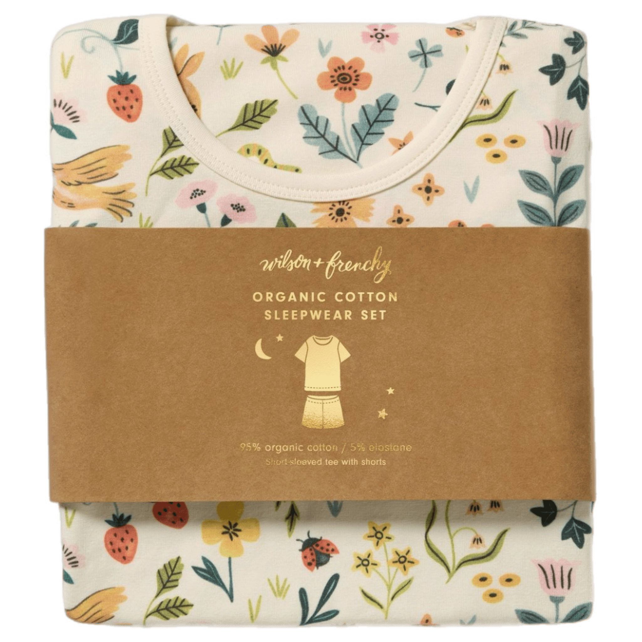 Wilson & Frenchy 1 Year to 5 Years Short Sleeve Pyjamas - Summer Garden