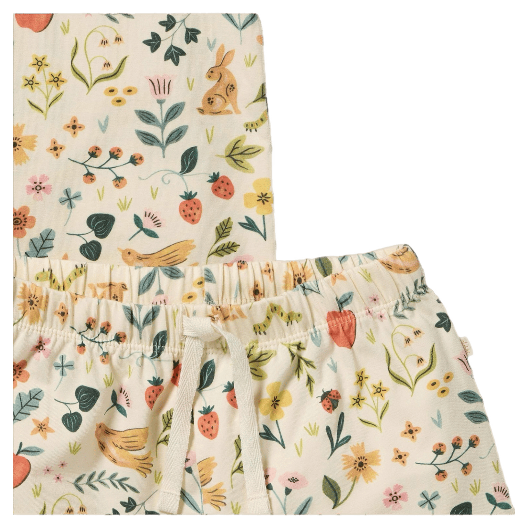 Wilson & Frenchy 1 Year to 5 Years Short Sleeve Pyjamas - Summer Garden