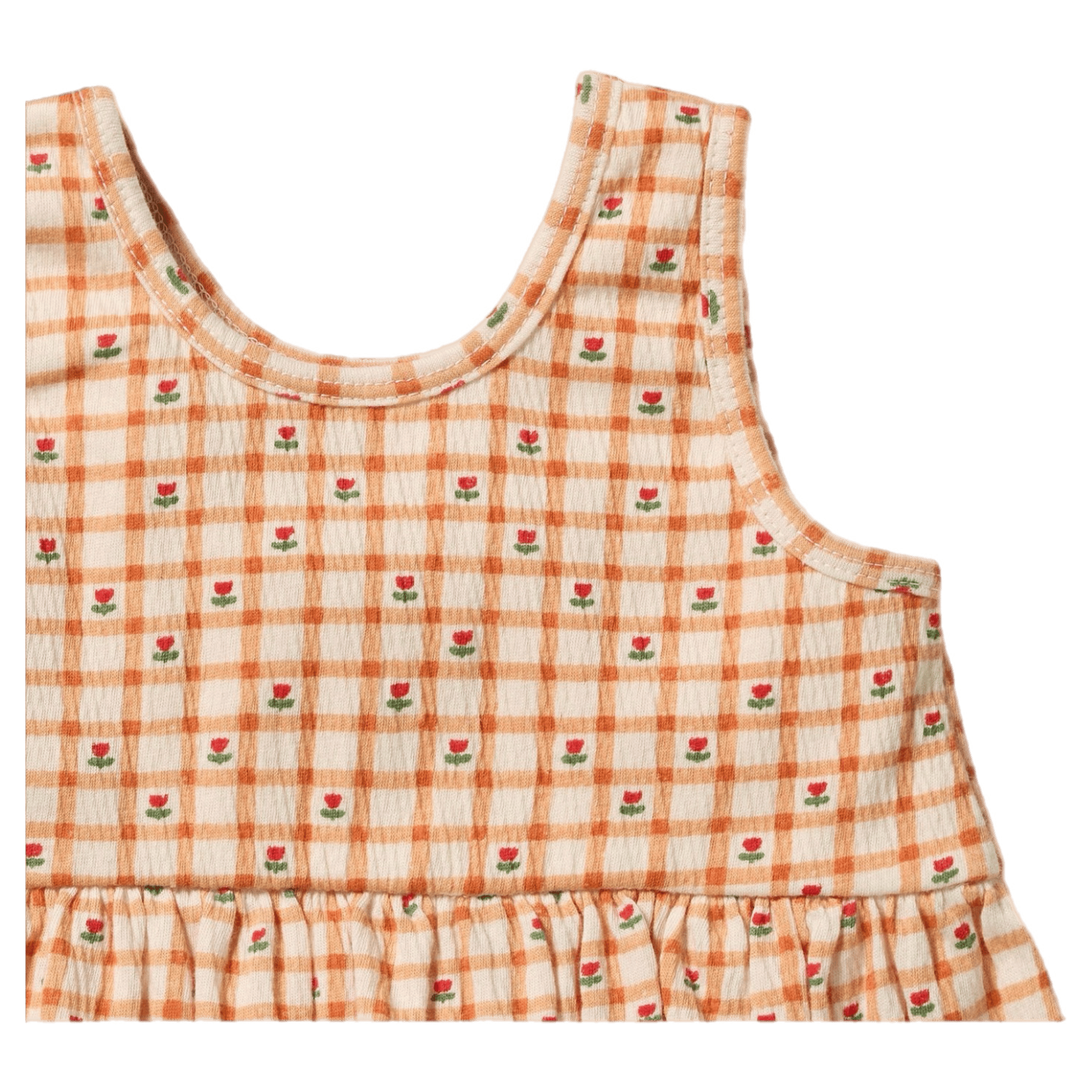 Wilson & Frenchy 3-6 Months to 12-18 Months Crinkle Ruffle Set - Checkerberry
