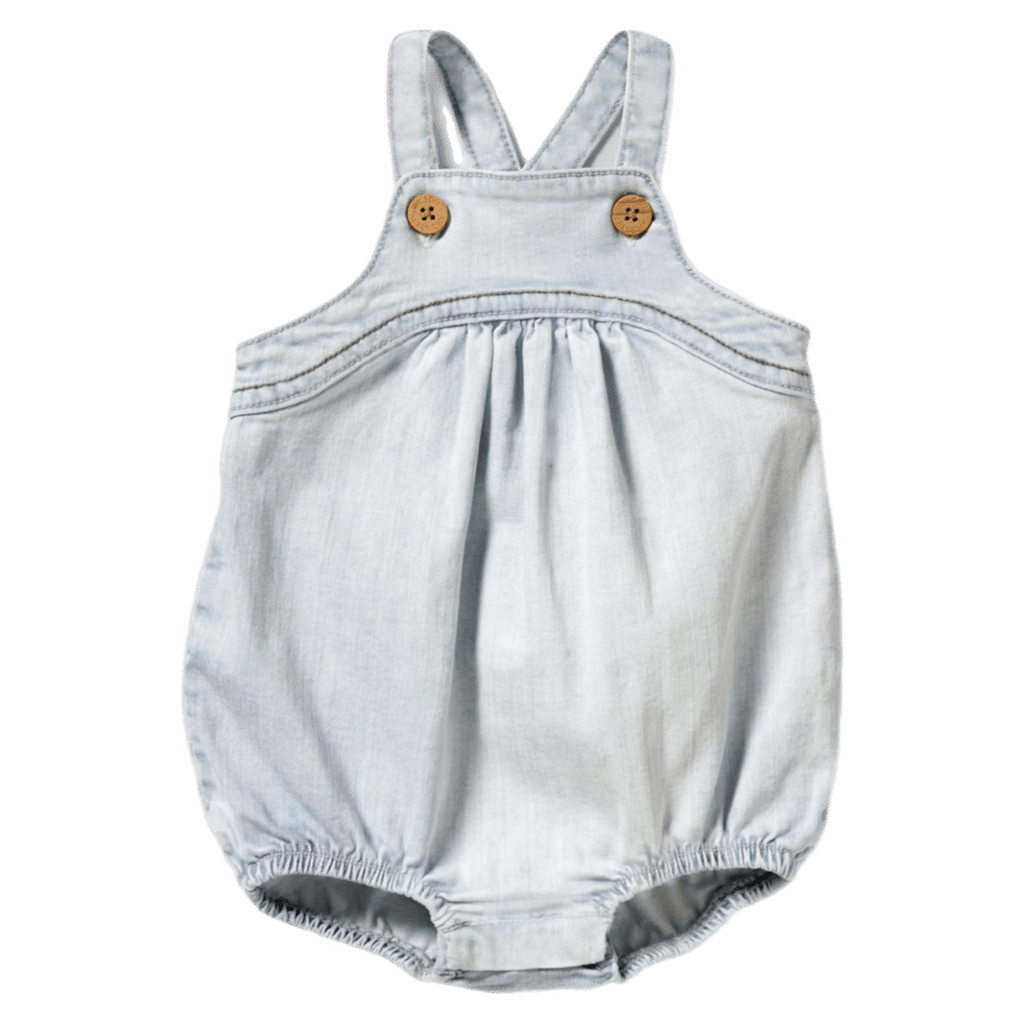 Wilson & Frenchy 3-6 Months to 18-24 Months 3-6M Denim Bodysuit - Denim