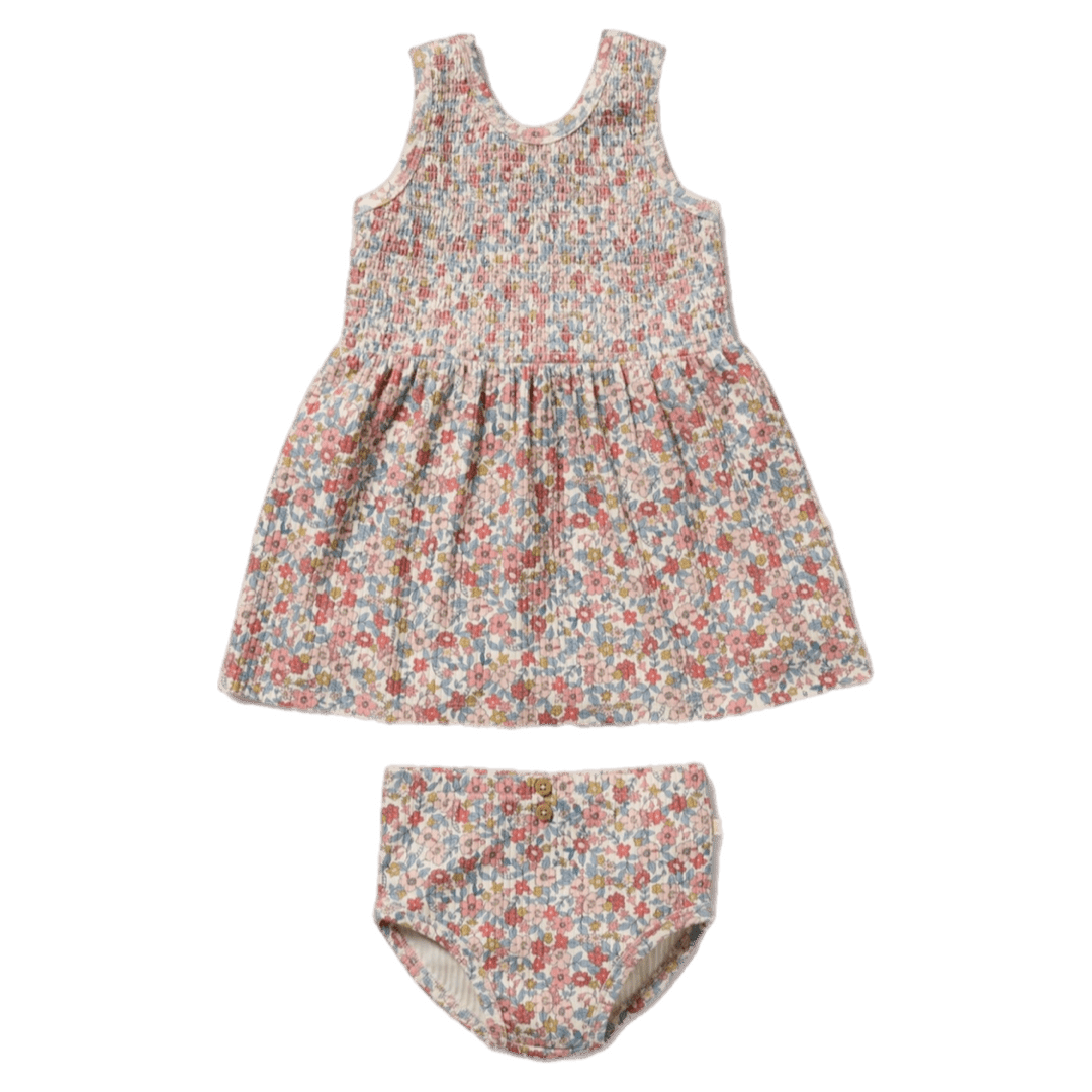 Wilson & Frenchy 3-6 Months to 18-24 Months 3-6M Dress Set - Summer Bloom