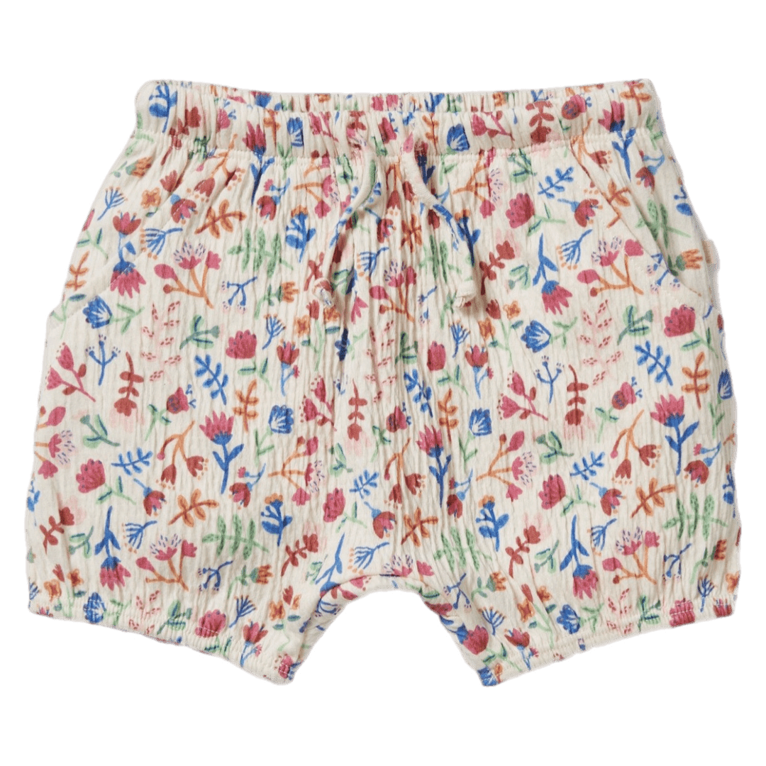 Wilson & Frenchy 3-6 Months to 18-24 Months Crinkle Bloomer Short - Tropical Garden