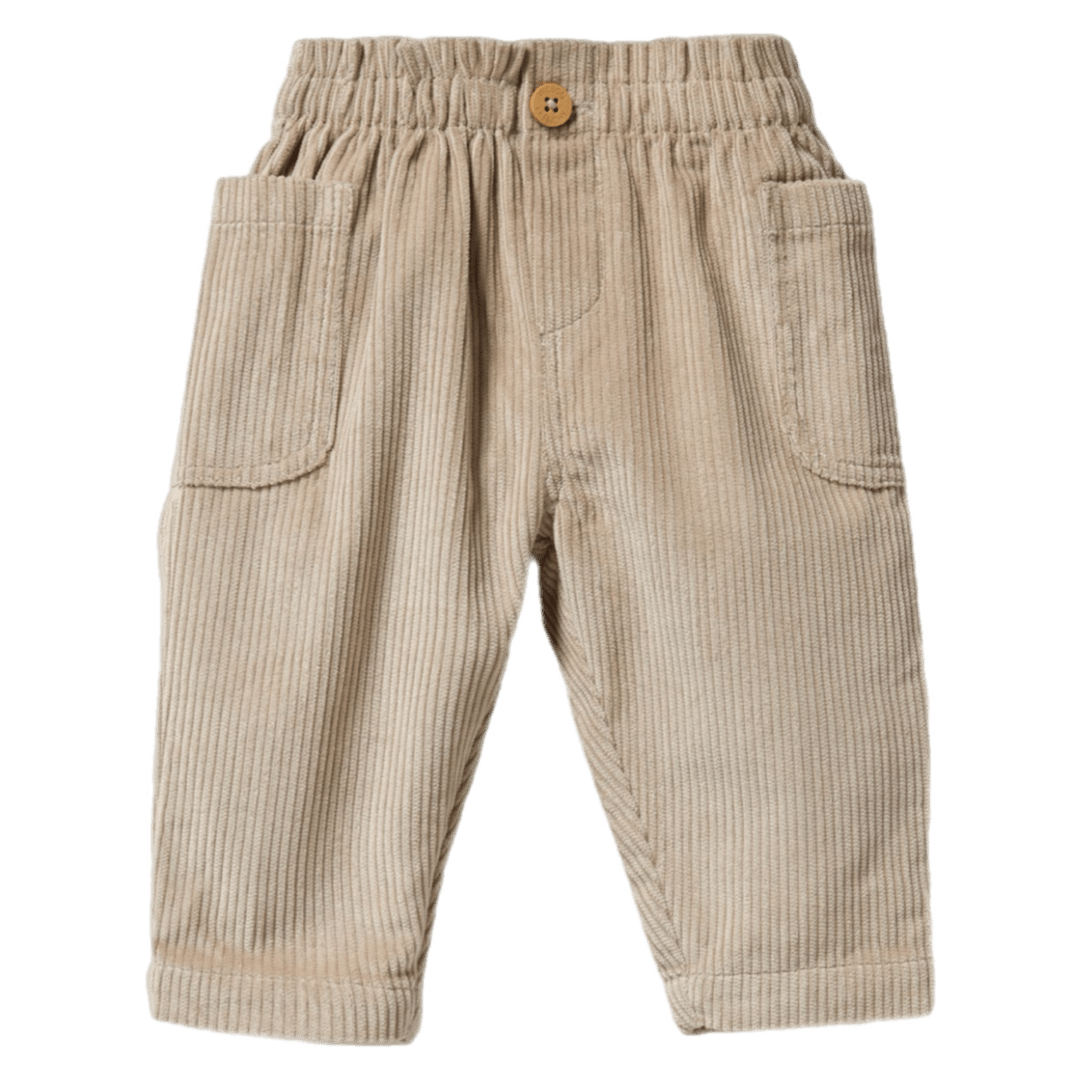 Wilson & Frenchy 3-6 Months to 2 Years 3-6M Cord Pant - Sand