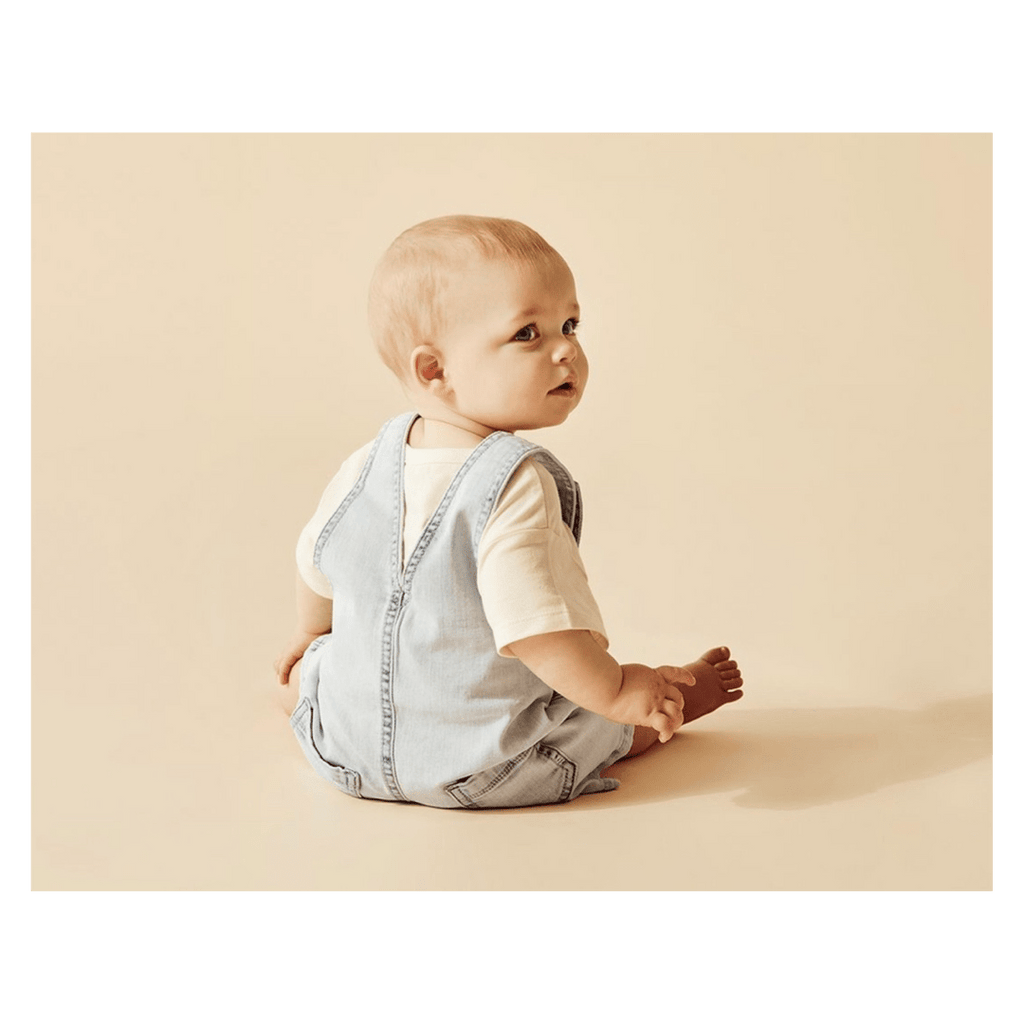 Wilson & Frenchy 3-6 Months to 2 Years Denim Overall - Denim