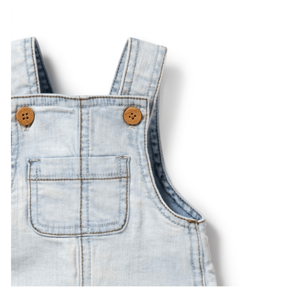 Wilson & Frenchy 3-6 Months to 2 Years Denim Overall - Denim