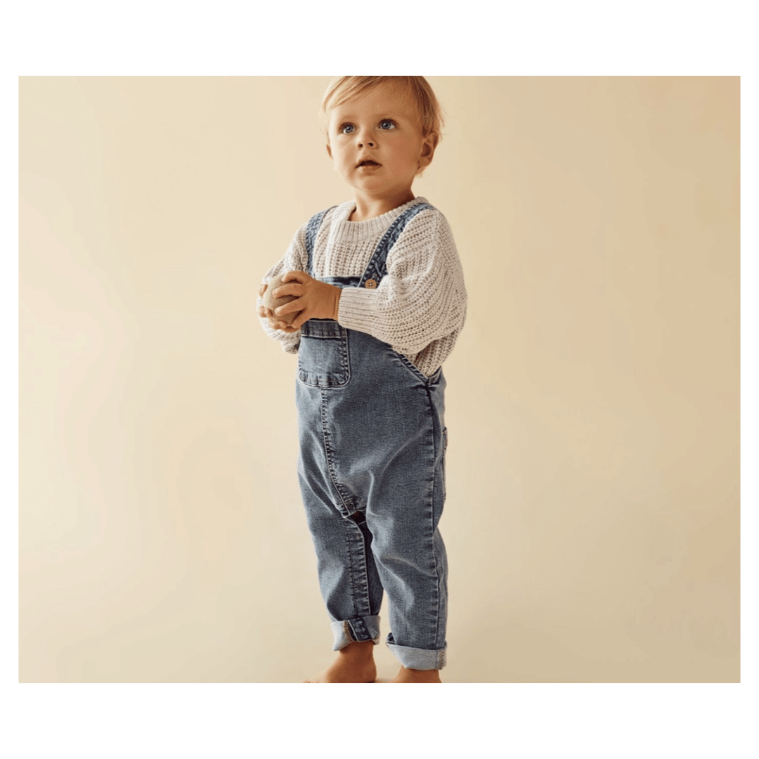 Wilson & Frenchy 3-6 Months to 2 Years Overall - Denim