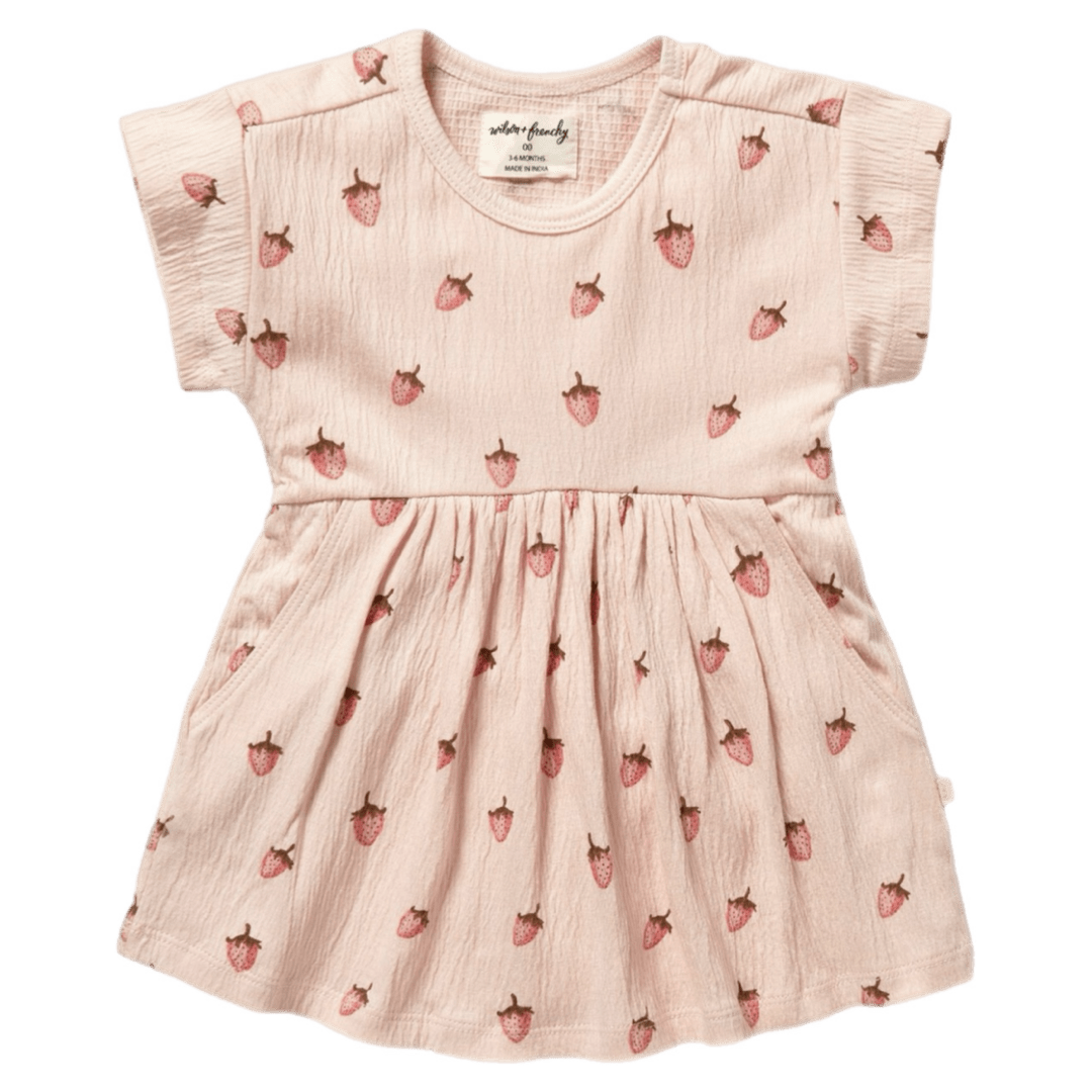 Wilson & Frenchy 3-6 Months to 5 Years 3-6M Dress - Strawberry Kisses