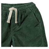 Wilson & Frenchy 3-6 Months to 5 Years Cord Short - Moss Green