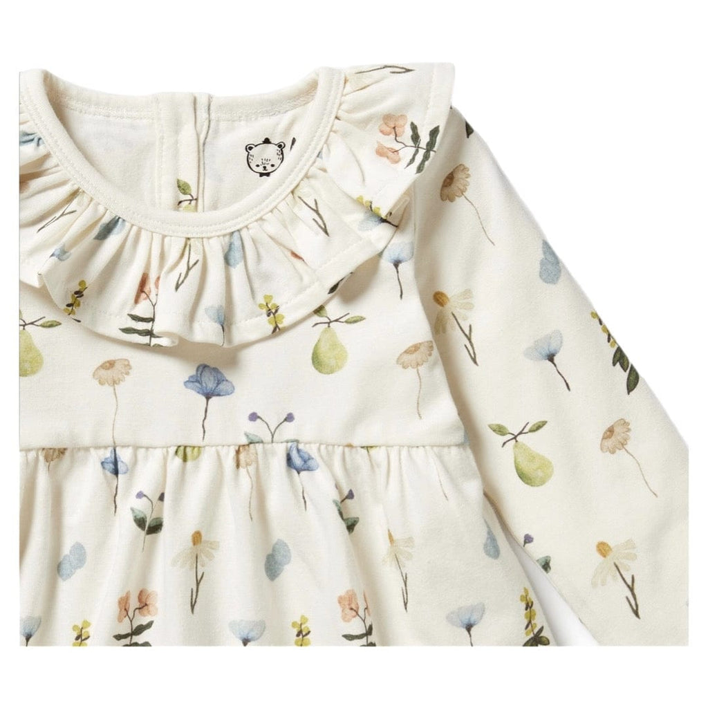 Wilson & Frenchy 6-12 Months to 18-24 Months Long Sleeve Ruffle Dress - Petit Garden