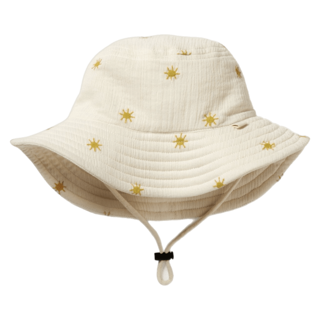 Wilson & Frenchy 6-12 Months to 2-3 Years 6-12M Crinkle Sunhat - Sunshine