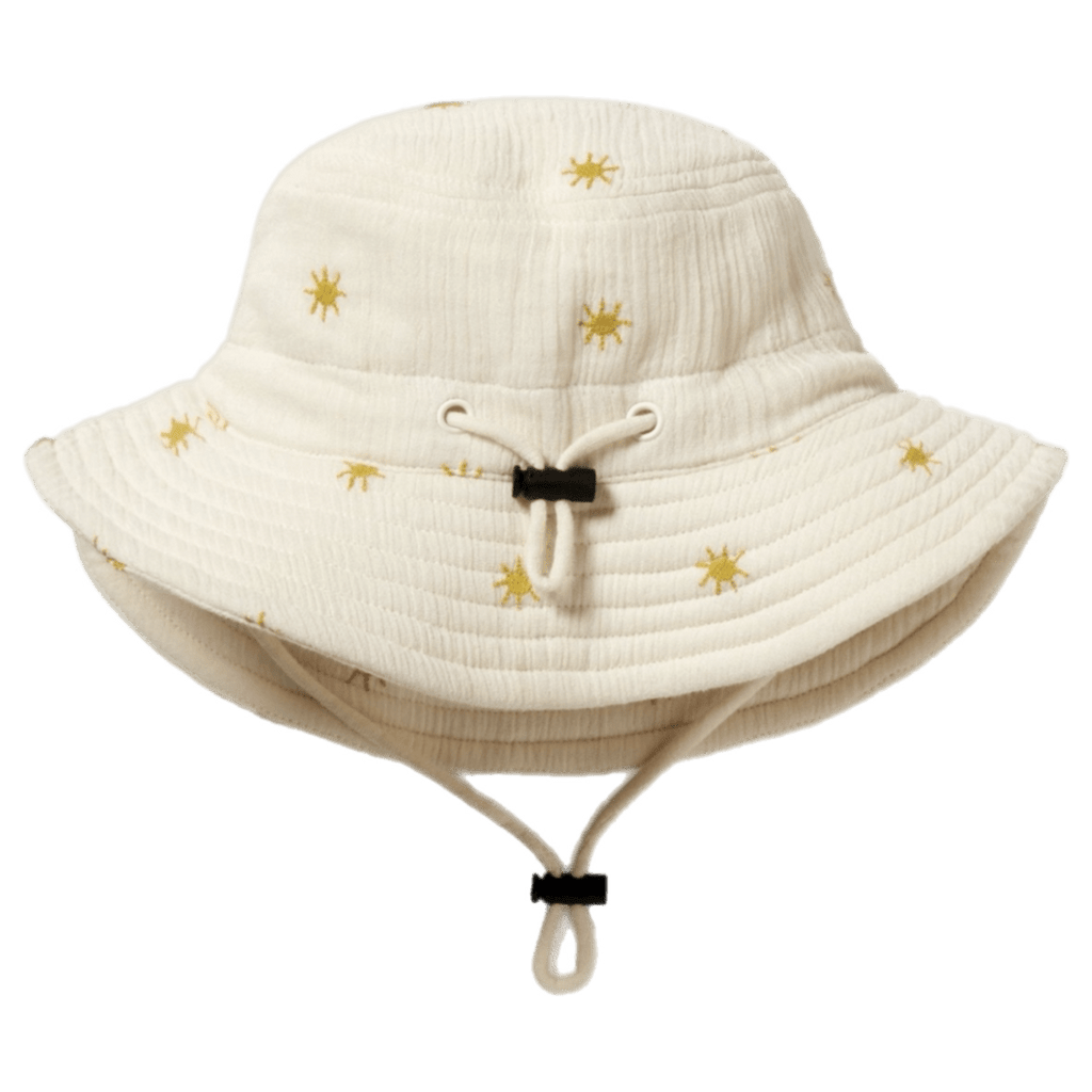 Wilson & Frenchy 6-12 Months to 2-3 Years Crinkle Sunhat - Sunshine