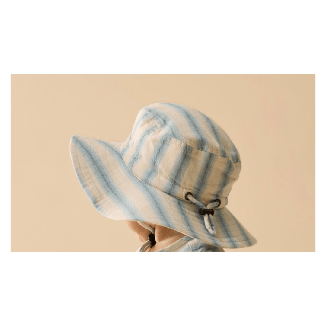 Wilson & Frenchy 6-12 Months to 2-3 Years Sun Hat - Deep Blue Stripe