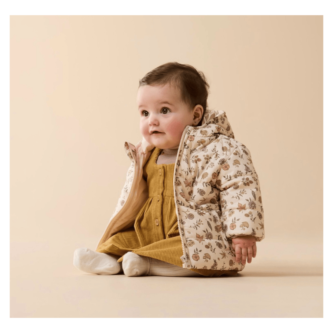 Wilson & Frenchy 6-12 Months to 5 Years Puffer Jacket - Maple Glow
