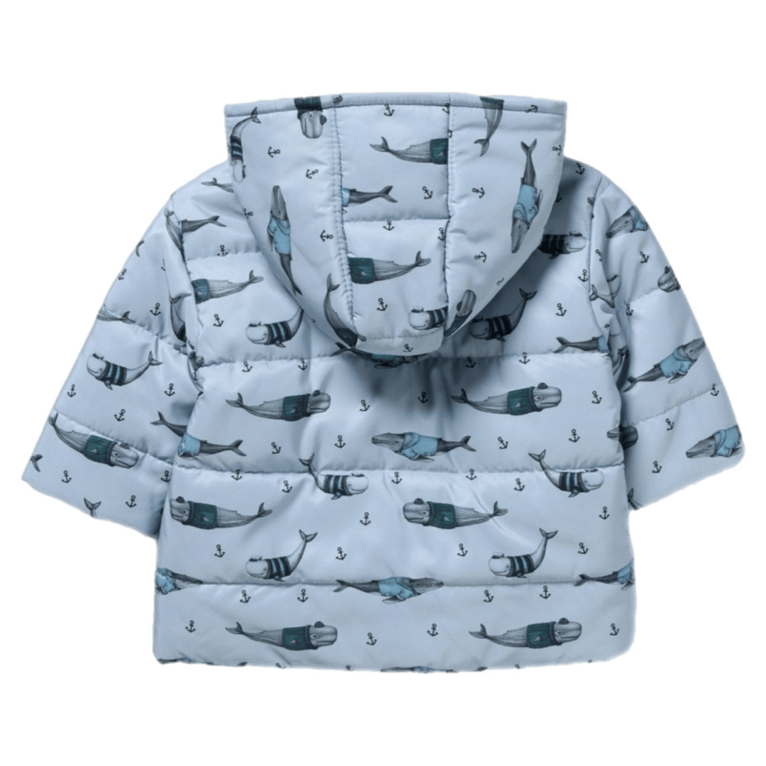 Wilson & Frenchy 6-12 Months to 5 Years Puffer Jacket - Woolly Whales