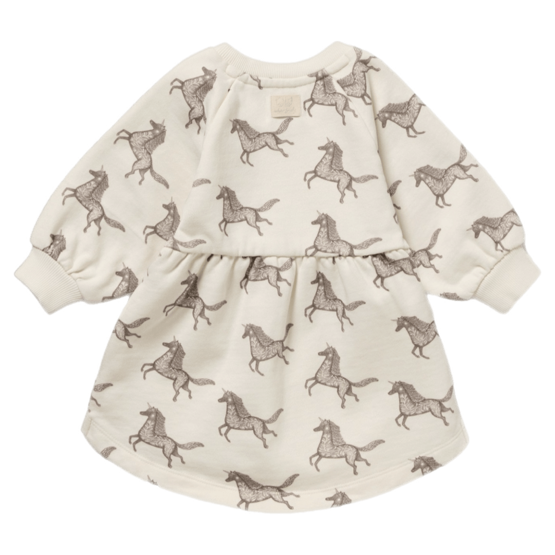 Wilson & Frenchy 6-12 Months to 5 Years Terry Dress - Little Unicorn