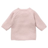 Wilson & Frenchy Newborn to 0-3 Months Knitted Bubble Kimono Cardigan - Marshmallow