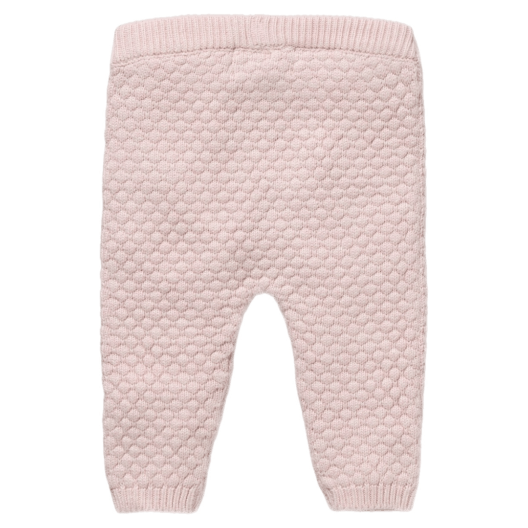 Wilson & Frenchy Newborn to 0-3 Months Knitted Bubble Legging - Marshmallow